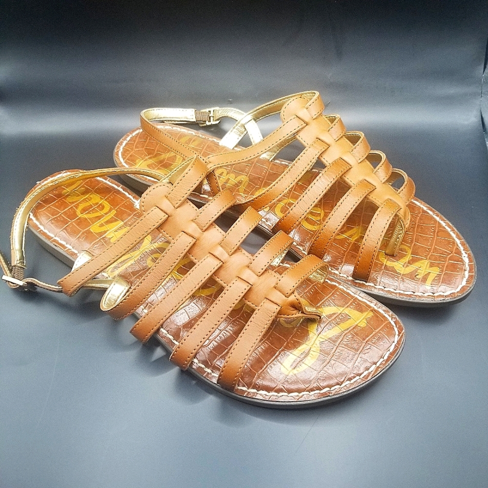 2 pairs Sam Edelman Sandals Gracie and Garland Size 9 Brown Sandals